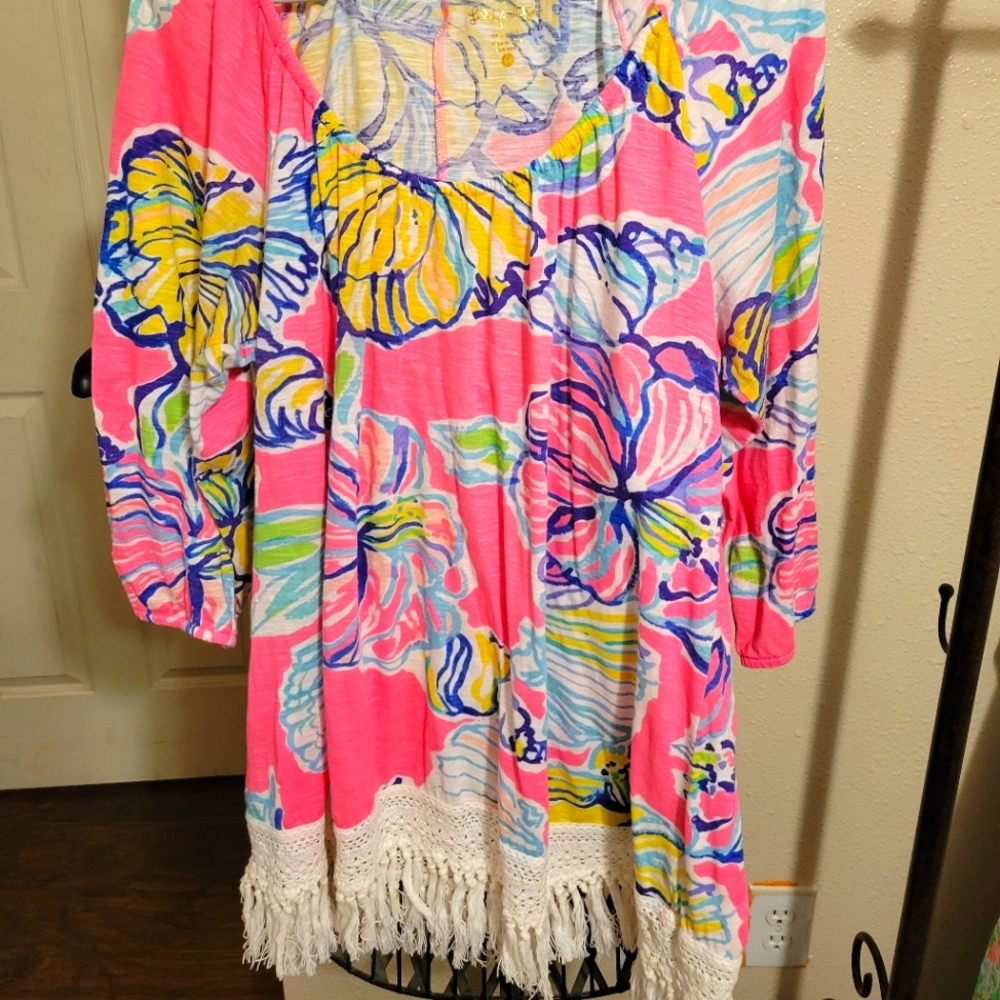 XL Lilly Pulitzer Fringe Shirt